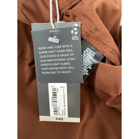 Worthington Women’s Ultra Stretch Ponte Pant in Tortoise Brown - Size XXL - Picture 9 of 9